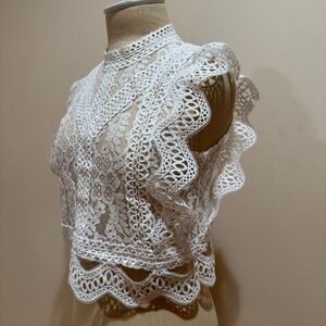 Lace Crochet Top